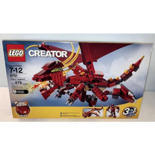 Lego Creator 3in1-6751 Fiery Legend