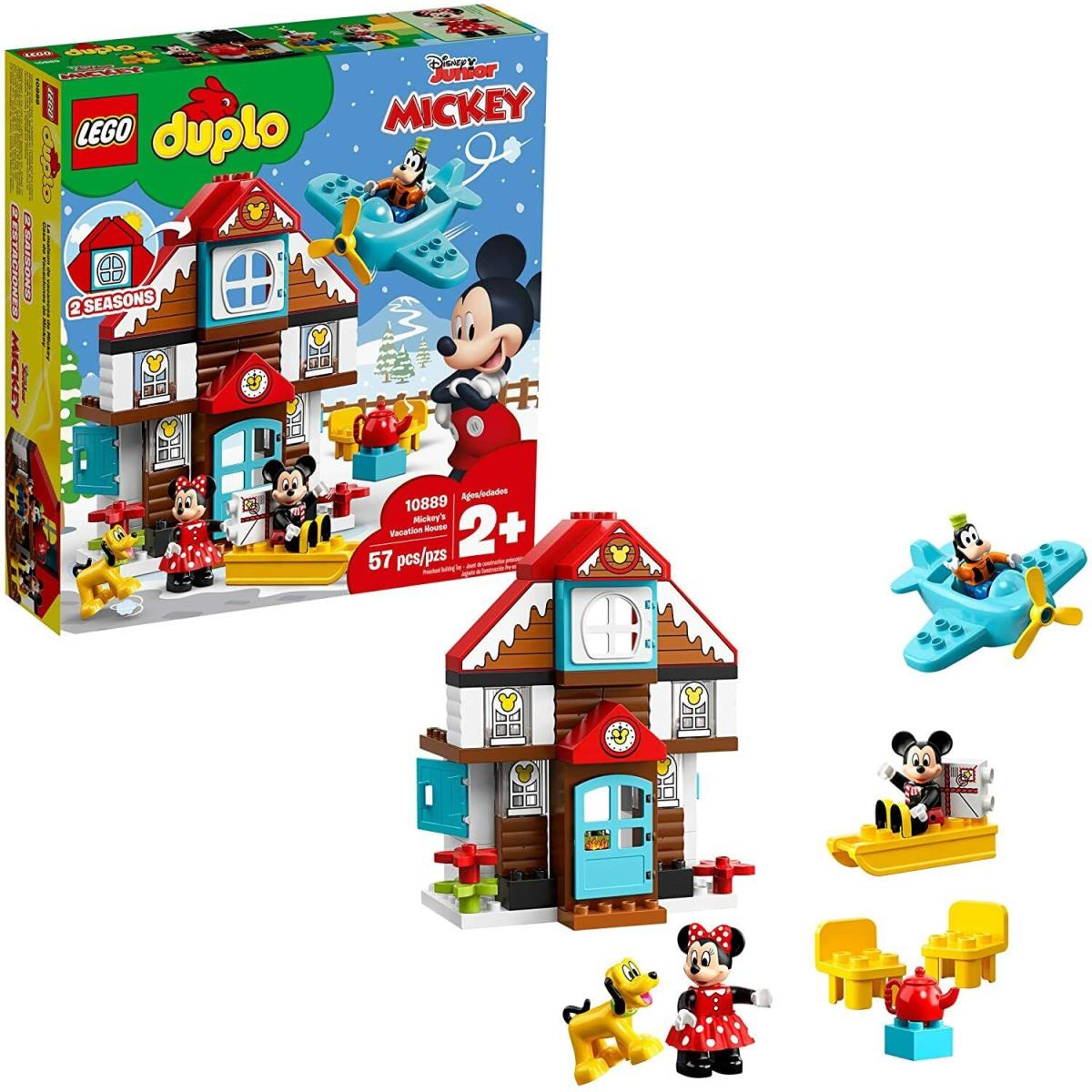 Lego Duplo Disney Mickey`s Vacation House 10889 Mouse Goofy Pluto Mickey