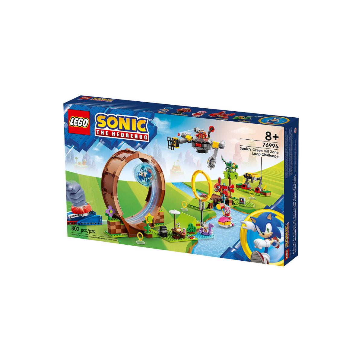 Lego Sonic The Hedgehog` Sonic`s Green Hill Zone Loop Challenge 76994 Building