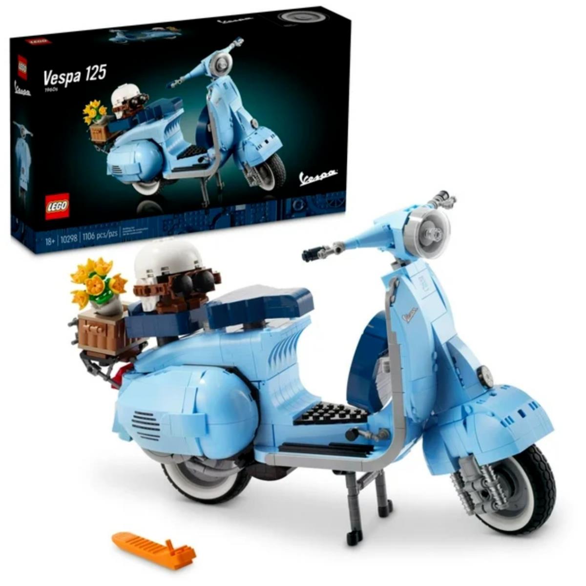 Lego Icons 1960`s Vespa 125 10298 Complete Box Wear