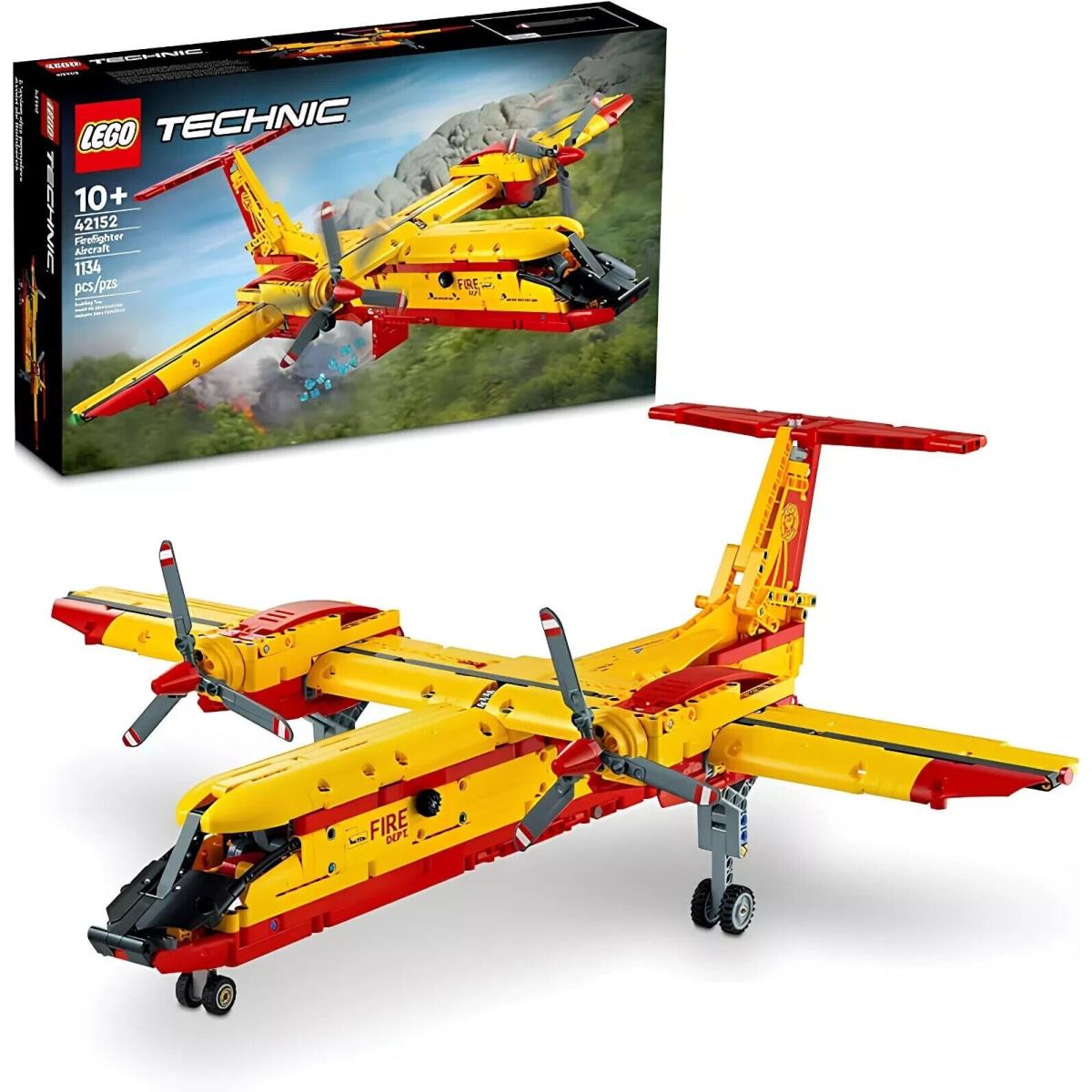 Lego Technic 42152 Firefighter Aircraft Model Airplane Retired 1134 Pcs