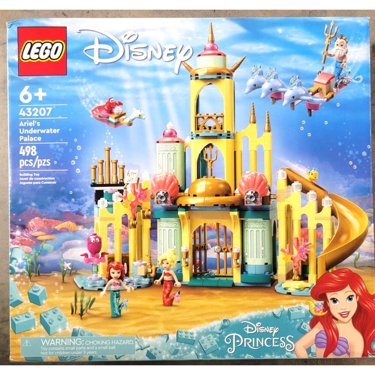 Lego Disney Princess 43207 Ariel`s Underwater Palace 498 Pcs Age 6+