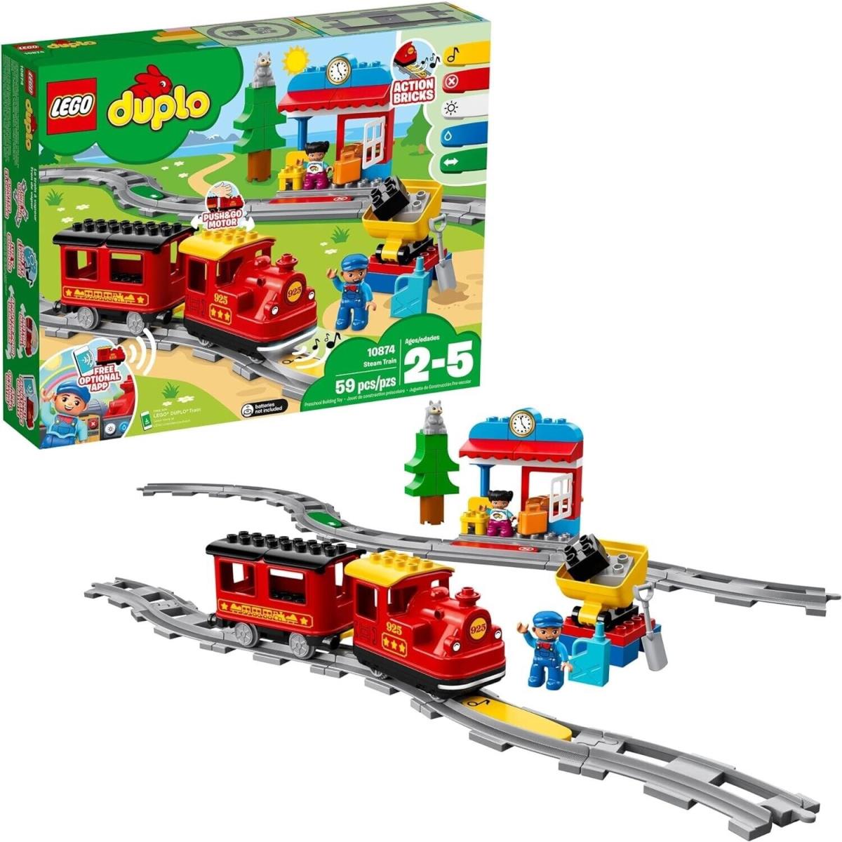 Lego Duplo 10874 Steam Train -new