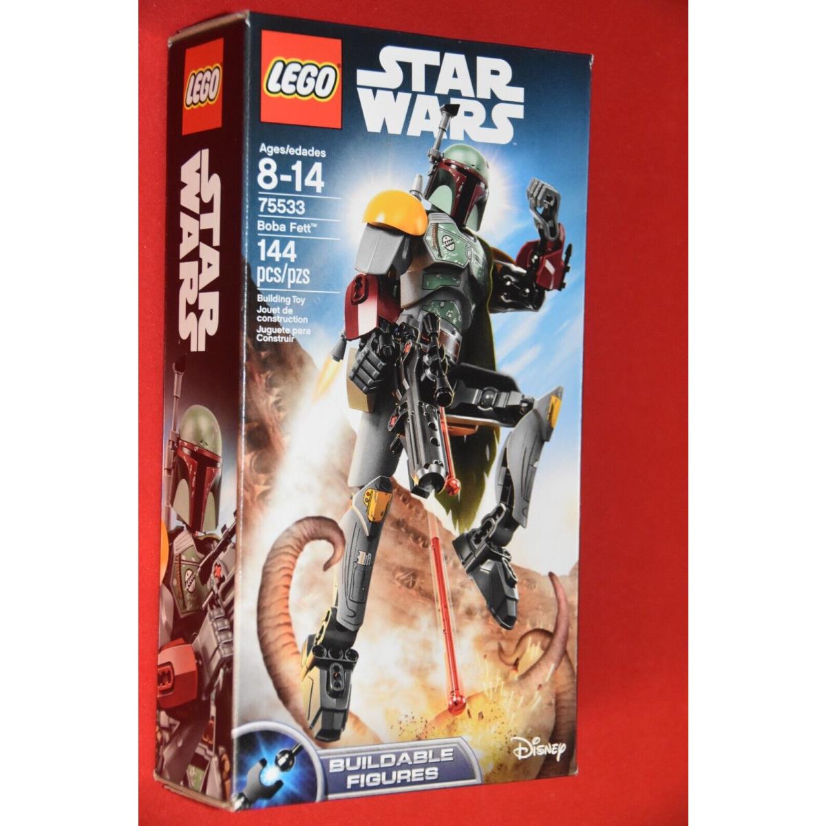 2018 Box Lego Star Wars Buildable Figure Boba Fett Set 75533 Disney