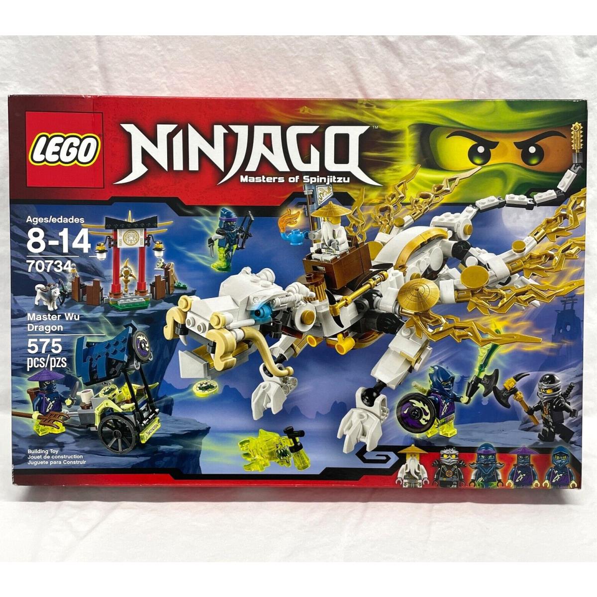 Lego Ninjago Set 70734 - Master WU Dragon Rare Retired 575 Pcs