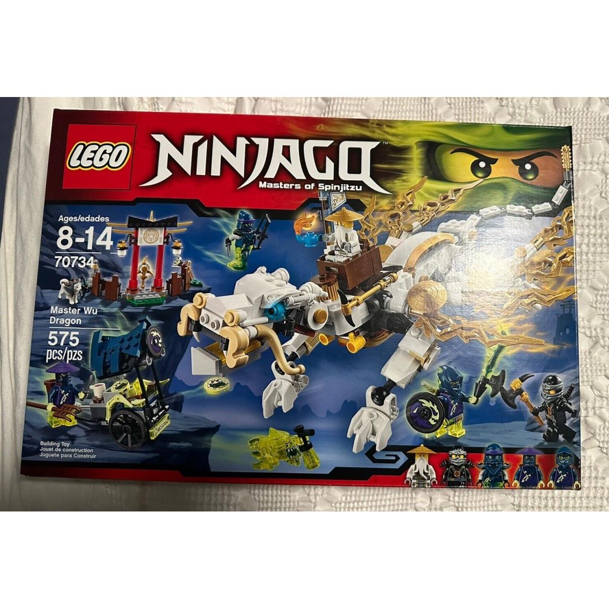 Lego 70734 Master Wu Dragon - Ninjago- Nisb Retired