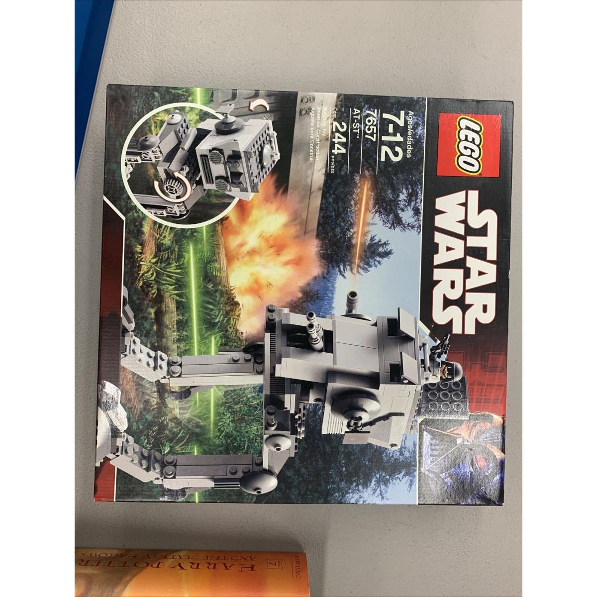 2007 Lego Star Wars At-st 7657 Box Edgewear ON Box RAG3