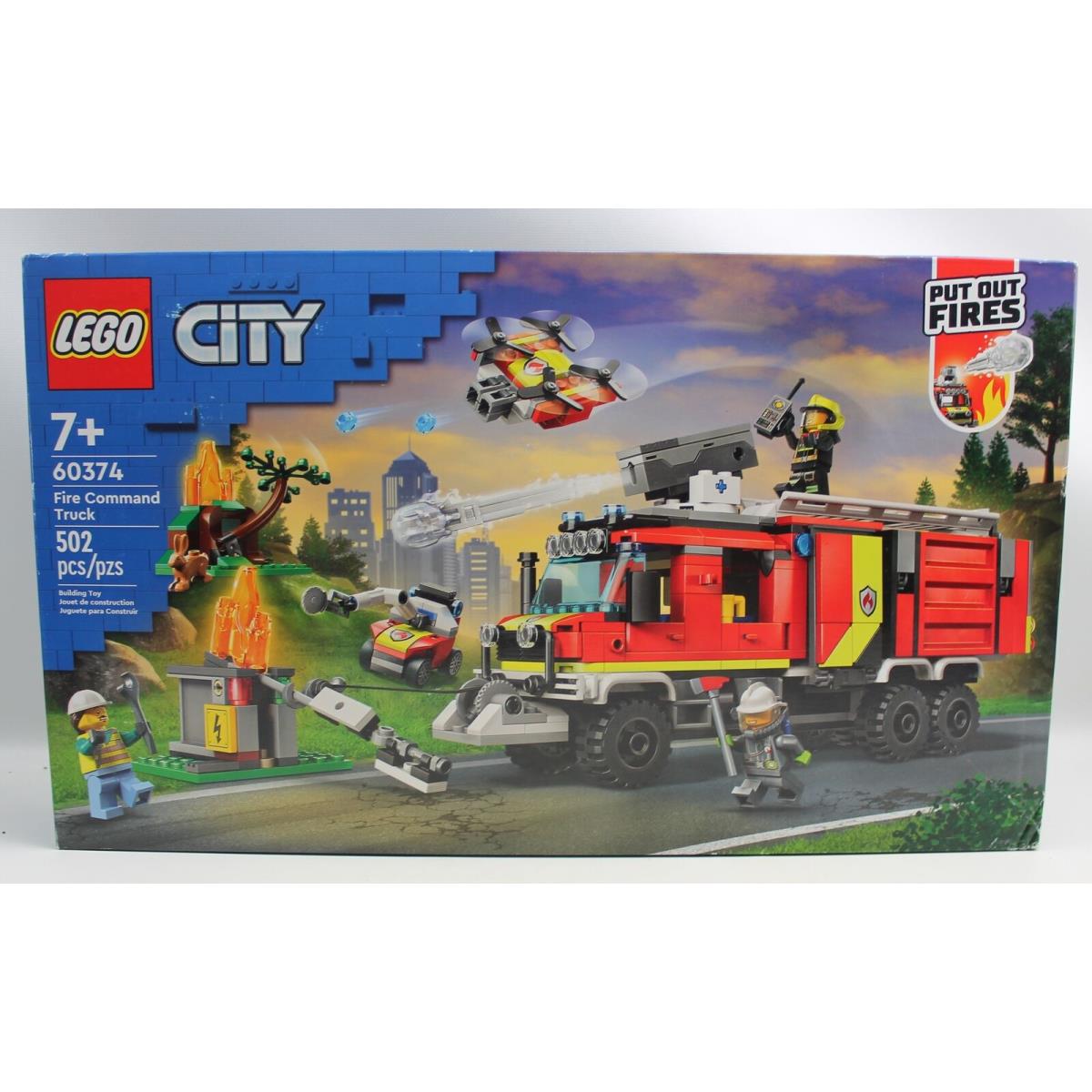 Lego City Fire Command Truck Set 60374