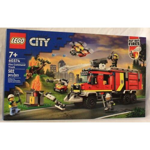 Lefo City Fire Command Truck 7+ 502pcs 60374