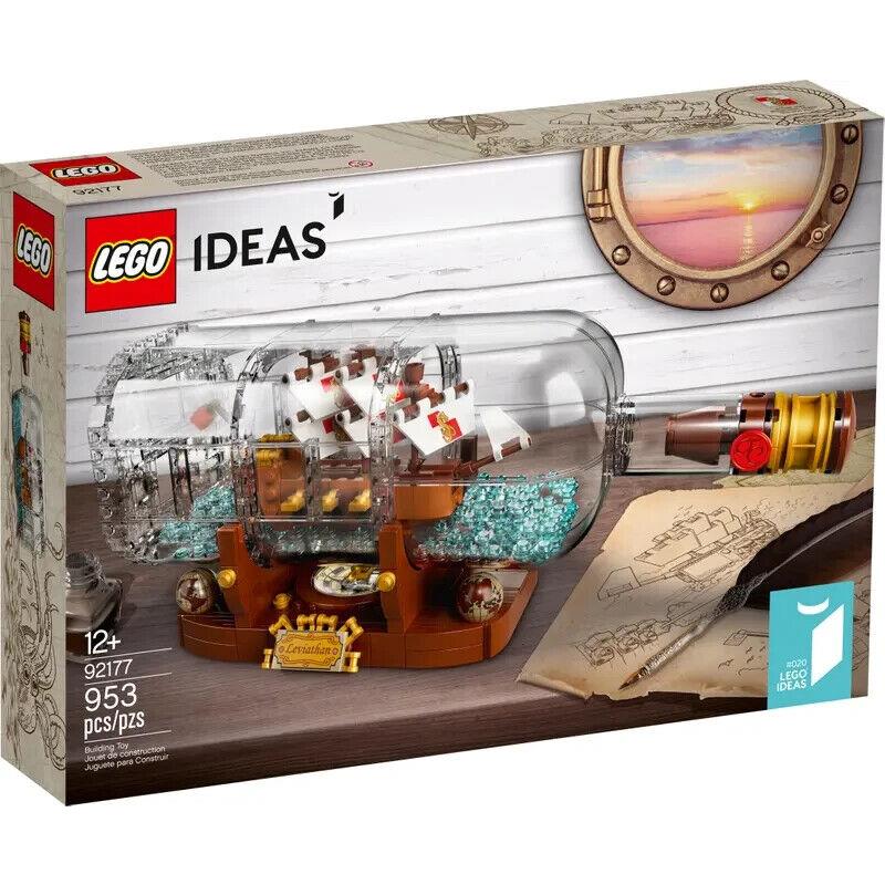 == 92177 == Lego Ideas Ship in a Bottle ==retired Set==