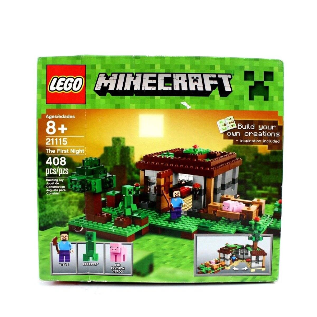 Lego Minecraft 21115 The First Night - Retired - Factory Seal