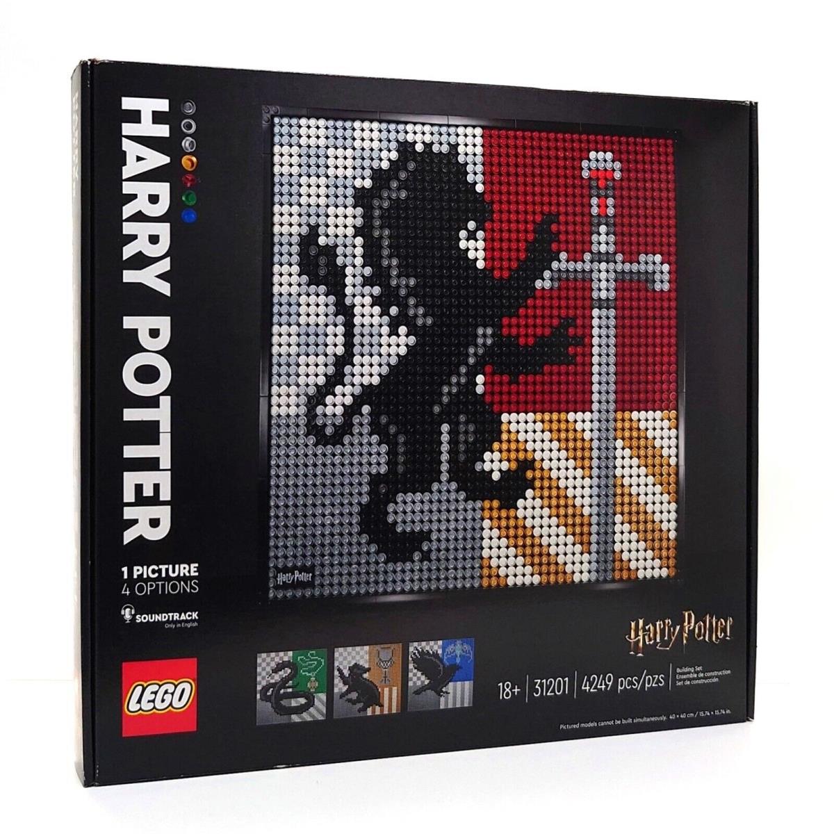 Lego Art Mosaic 31201: Harry Potter Hogwarts Crests /