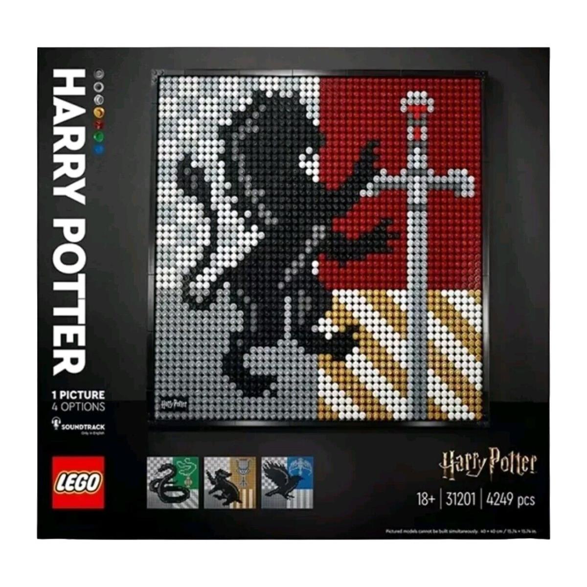 Lego 31201 Harry Potter Hogwarts Crest Retired Art Great Gift Idea