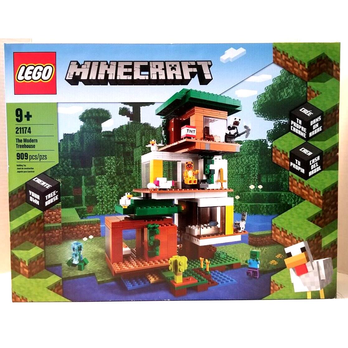 Lego Minecraft 21174 The Modern Treehouse. Retired