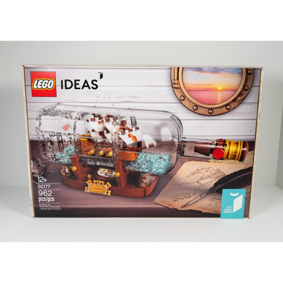 Lego Ideas Ship in a Bottle 92177 962 Pcs Retired Set. New+sealed