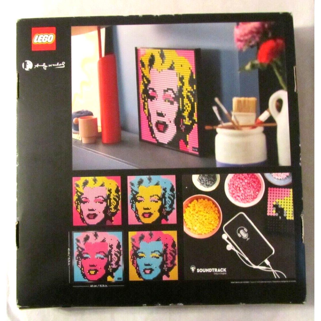 Lego Art 31197 Andy Warhol Marylin Monroe 3341 Piece Set Retired Nip