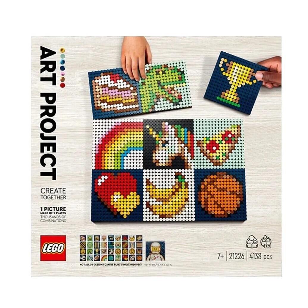 Lego 21226 Art Project Create Together Retired Art Multibuild Exclusive Set