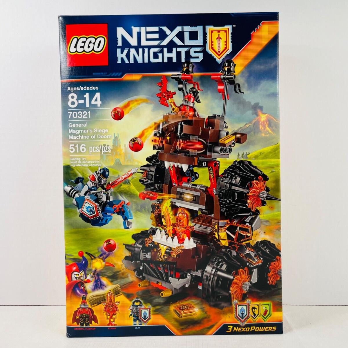 Lego 70321 General Magmar s Siege Machine of Doom Nexo Knights 2016