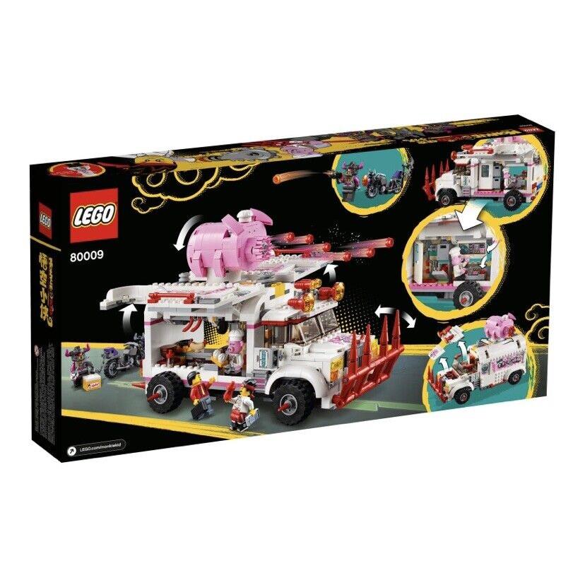 Lego 80009 Monkie Kid Pigsy`s Food Truck Set - Retired