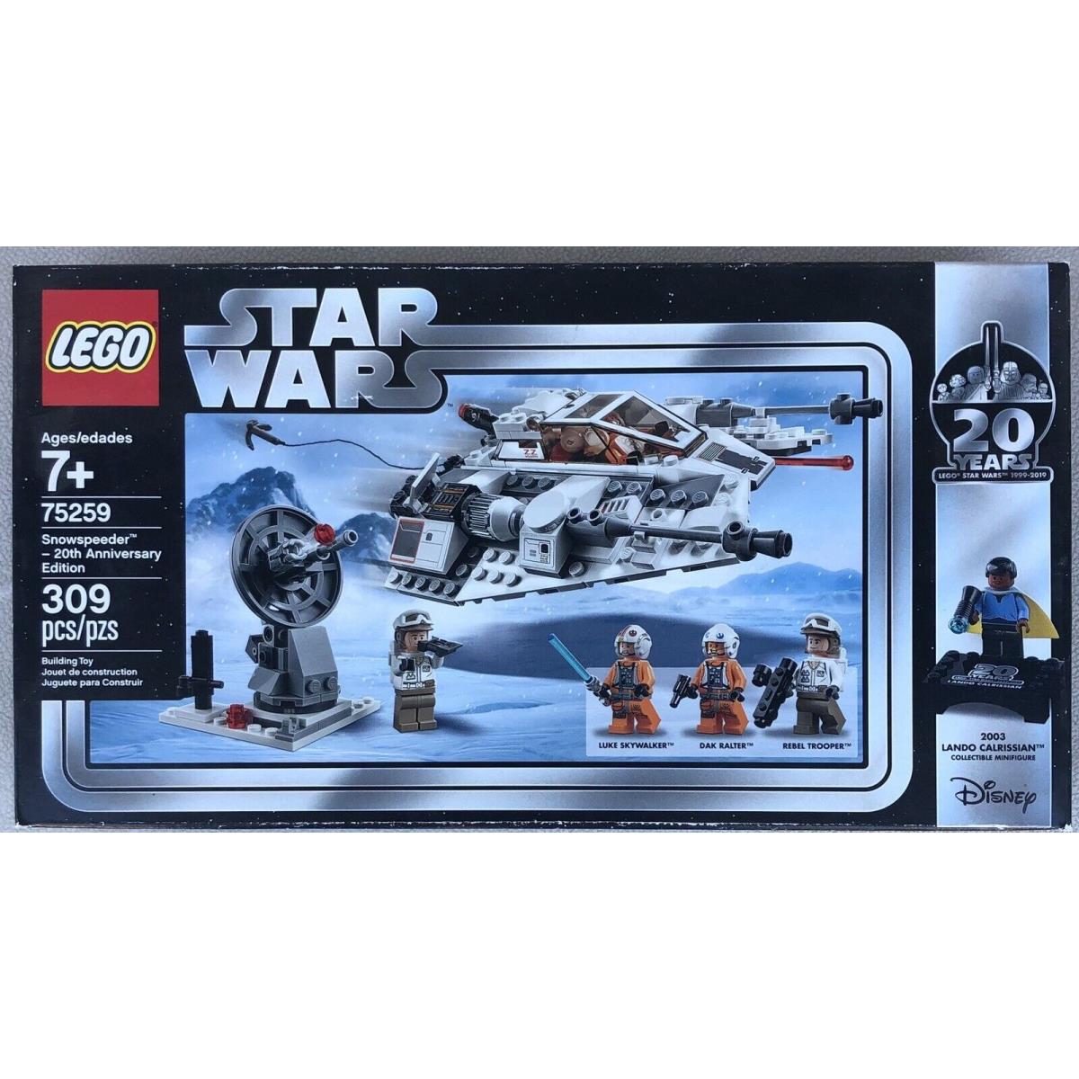 Lego Disney Star Wars 75259 Snowspeeder 20th Anniversary Edition Nisb