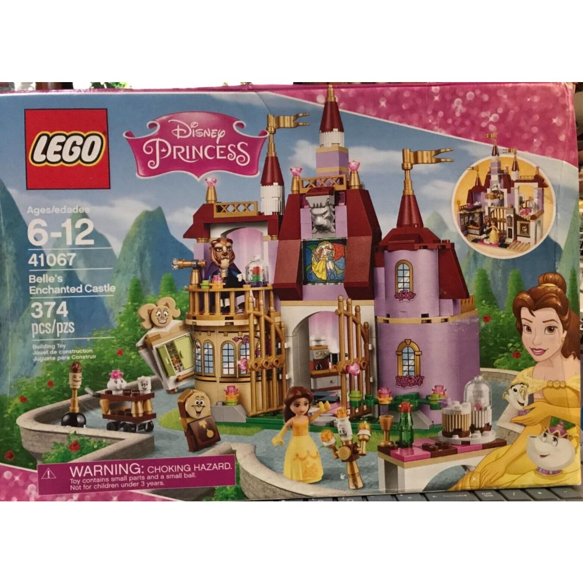 Lego Disney Princess-- Belle`s Enchanted Castle 41067 --374 Pieces--new