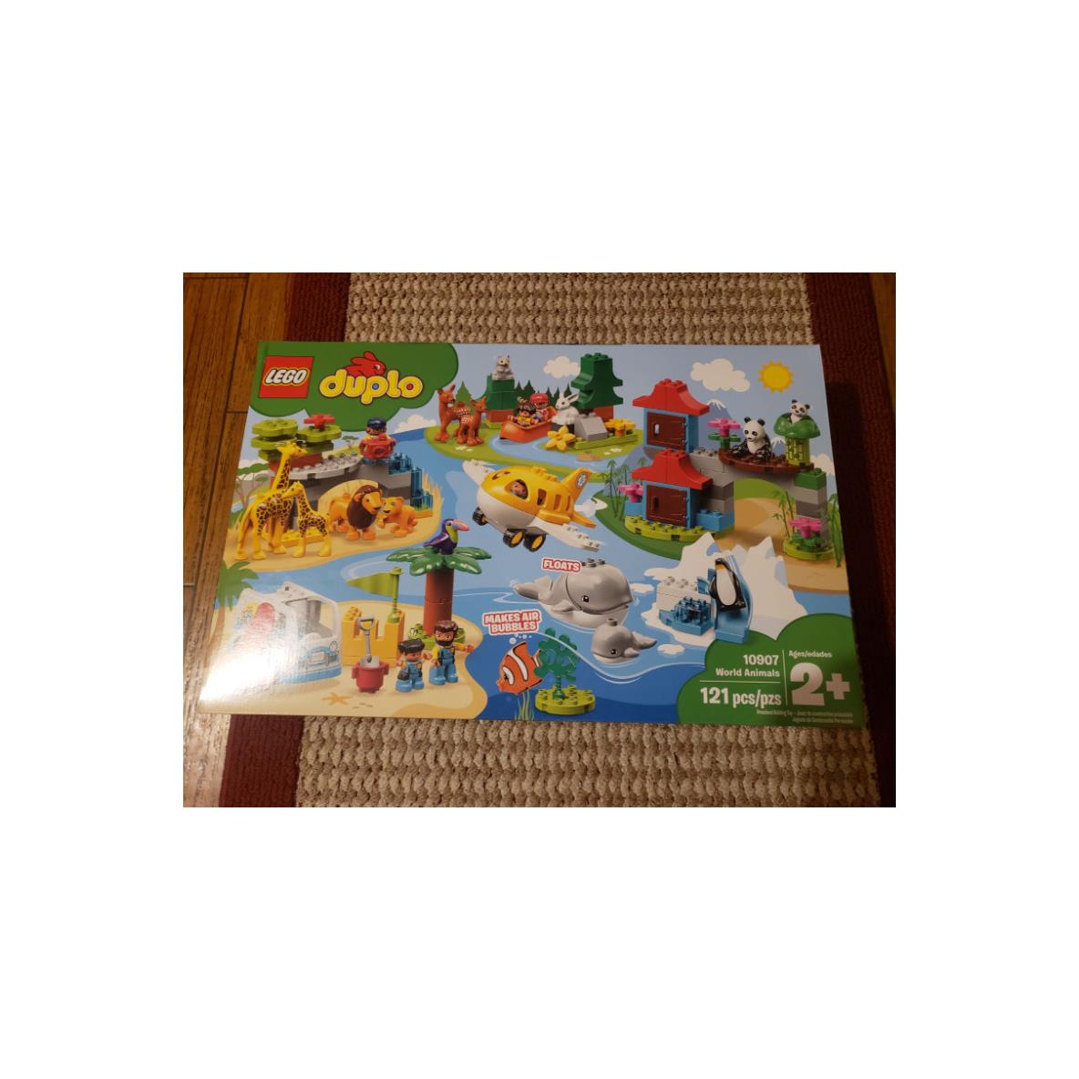 Lego Duplo World Animals 10907 Exclusive Creative Thinking Building Set 121pcs