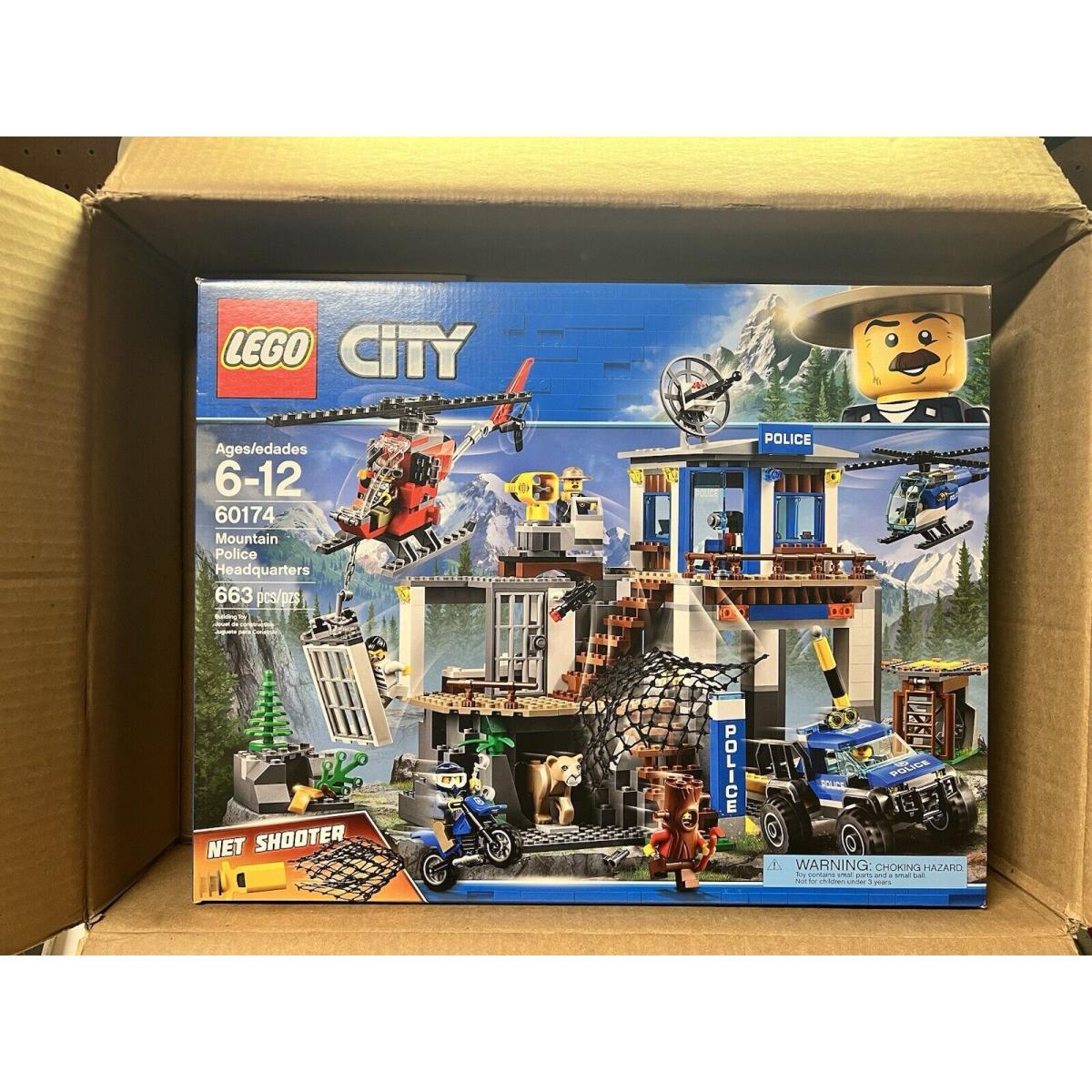 Lego City Mountain Police Headquarters 60174