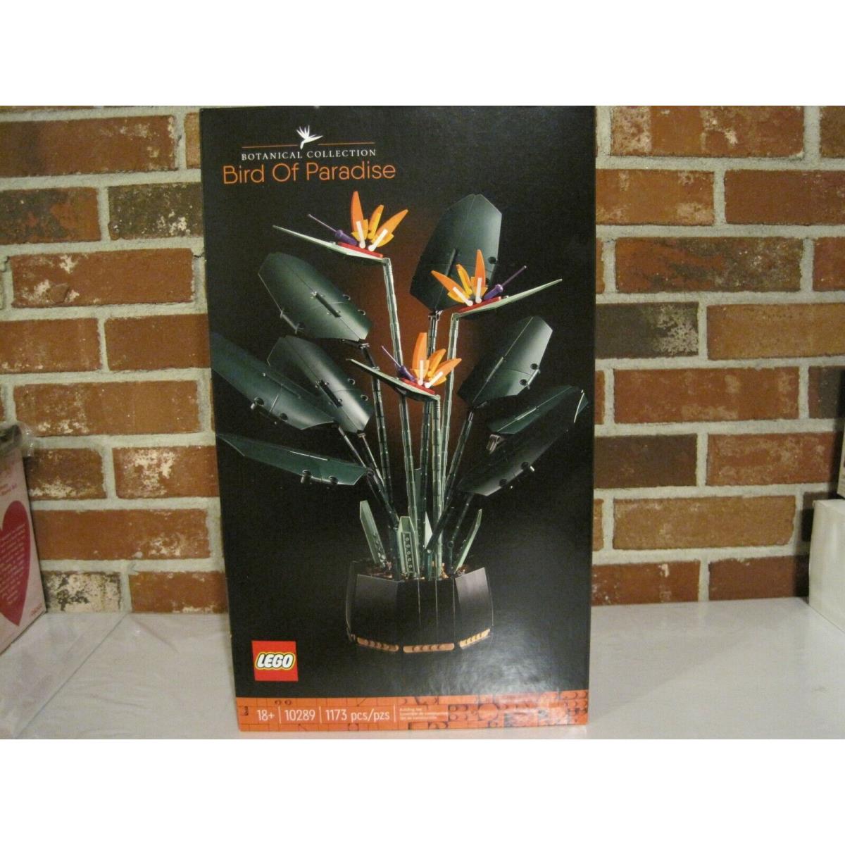 2021 Lego 10289 Botanical Collection Bird OF Paradise 1173 Pieces --new