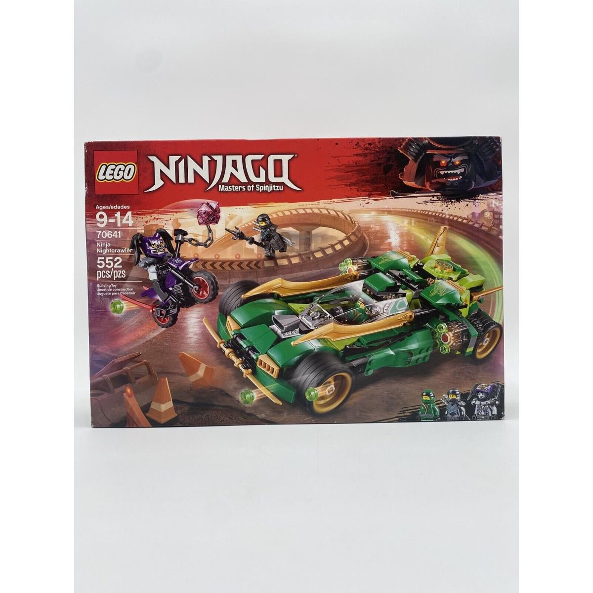 Lego Ninjago Masters of Spinjitzu Nightcrawler 70641 Set Ripped Box