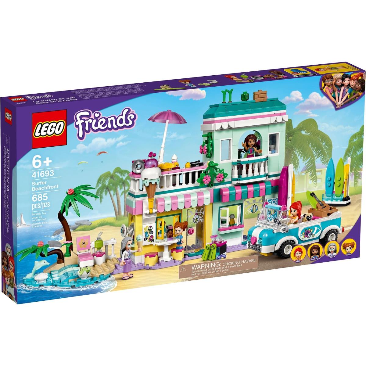 Lego Friends: Surfer Beachfront 41693