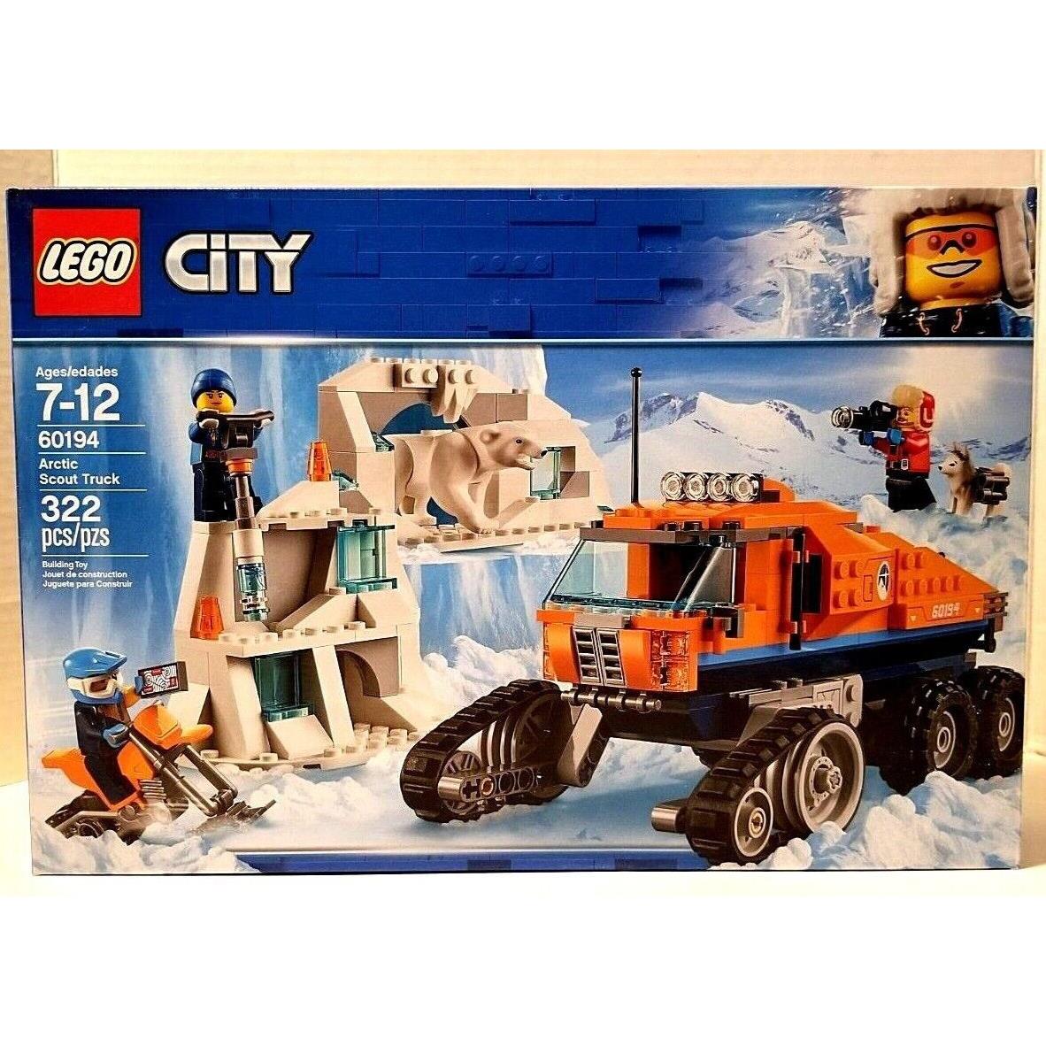 Lego City Arctic Scout Truck 60194 Building Kit 322 Pcs Retired Set