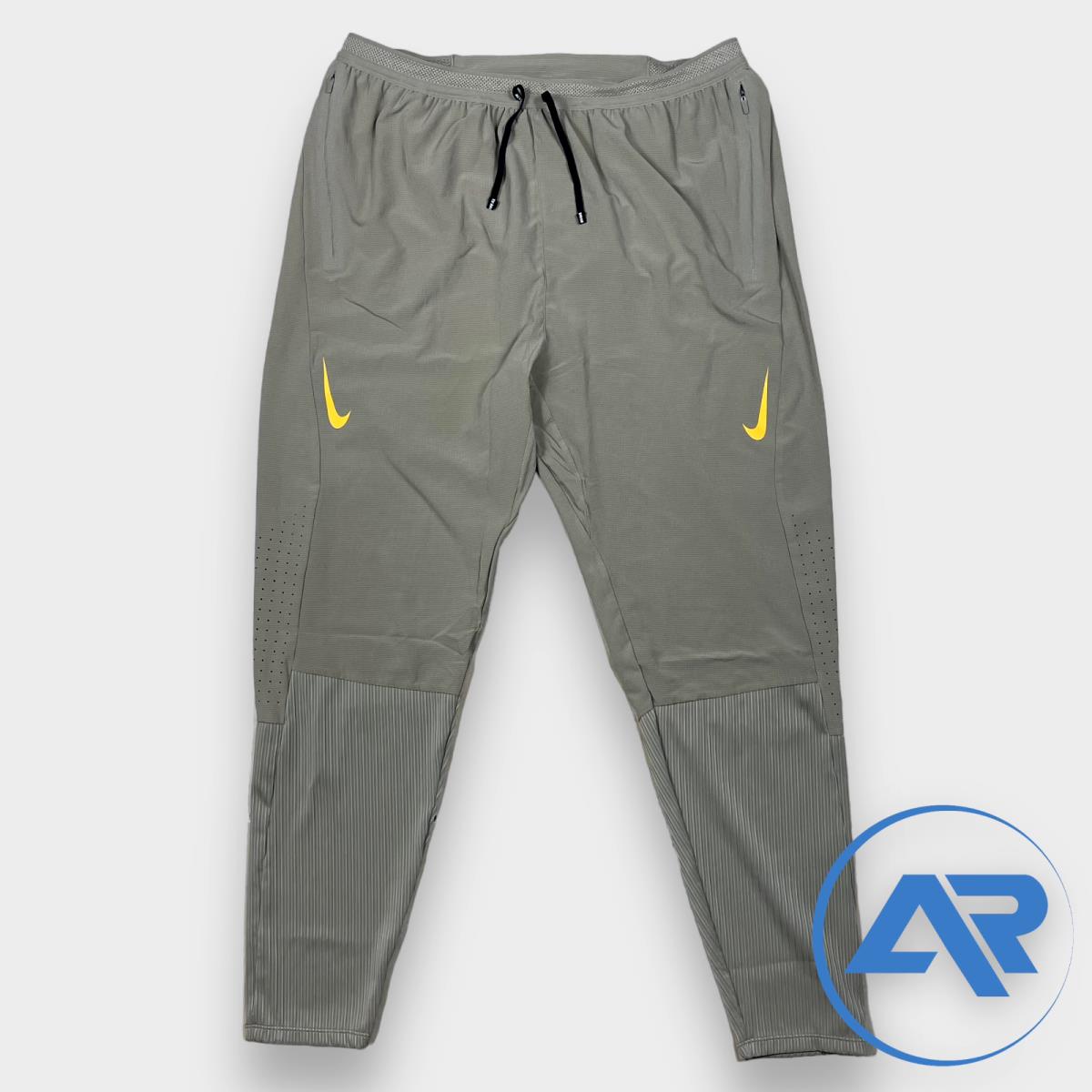 Nike Dri-fit Adv Aeroswift Running Racing Pants Khaki Men`s Size L DM4615-247