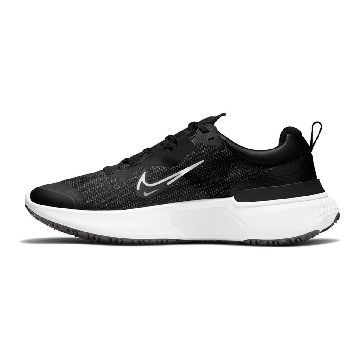 Nike Men`s React Miler 2 Shield Running Shoe Size 10.5 - Black, Redstone, Total Orange
