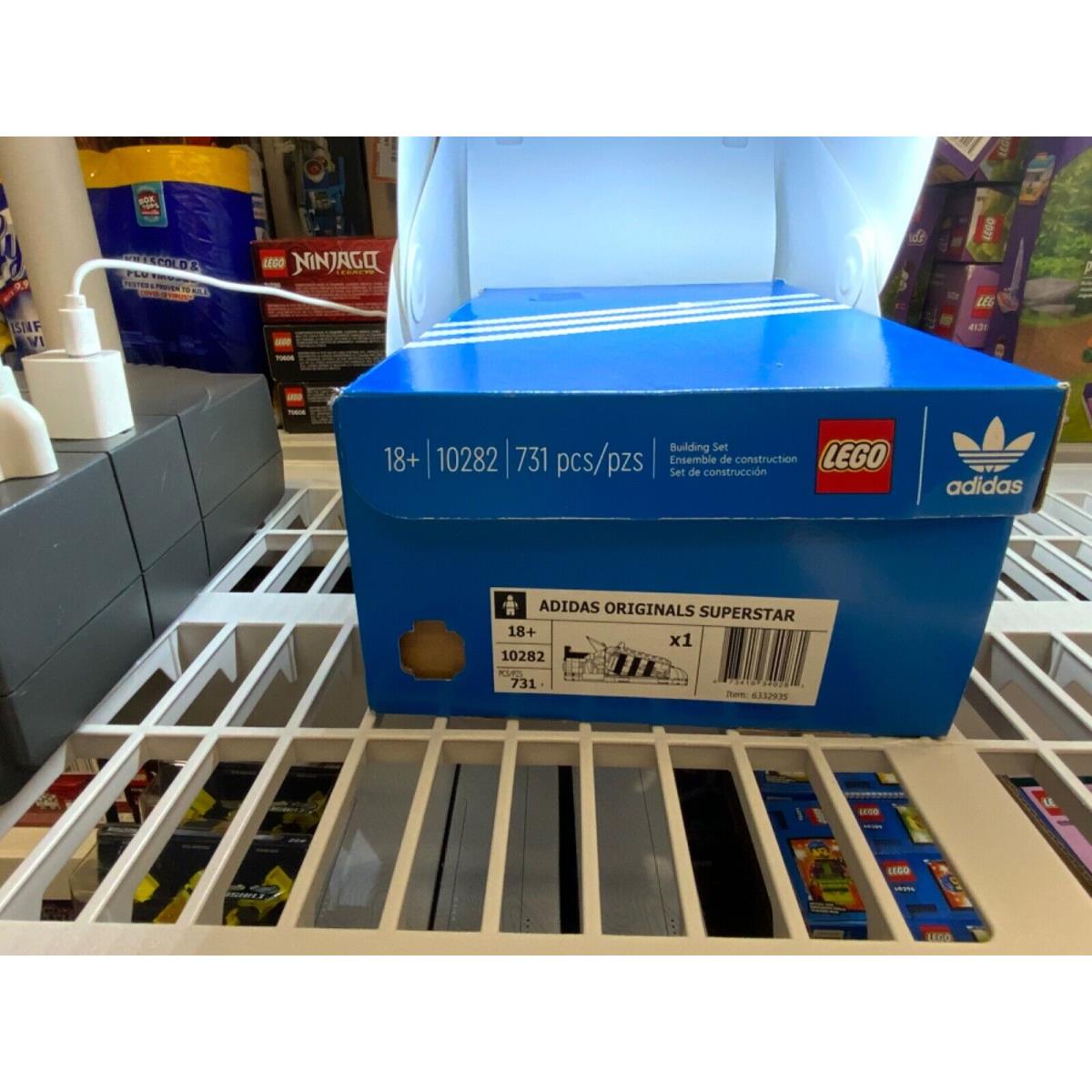 Lego Adidas Originals Superstar 10282 Building Kit Build and Display The Iconic