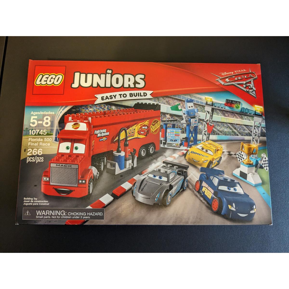 Lego Juniors 10745 Disney Cars 3 Florida 500 Final Race Mib