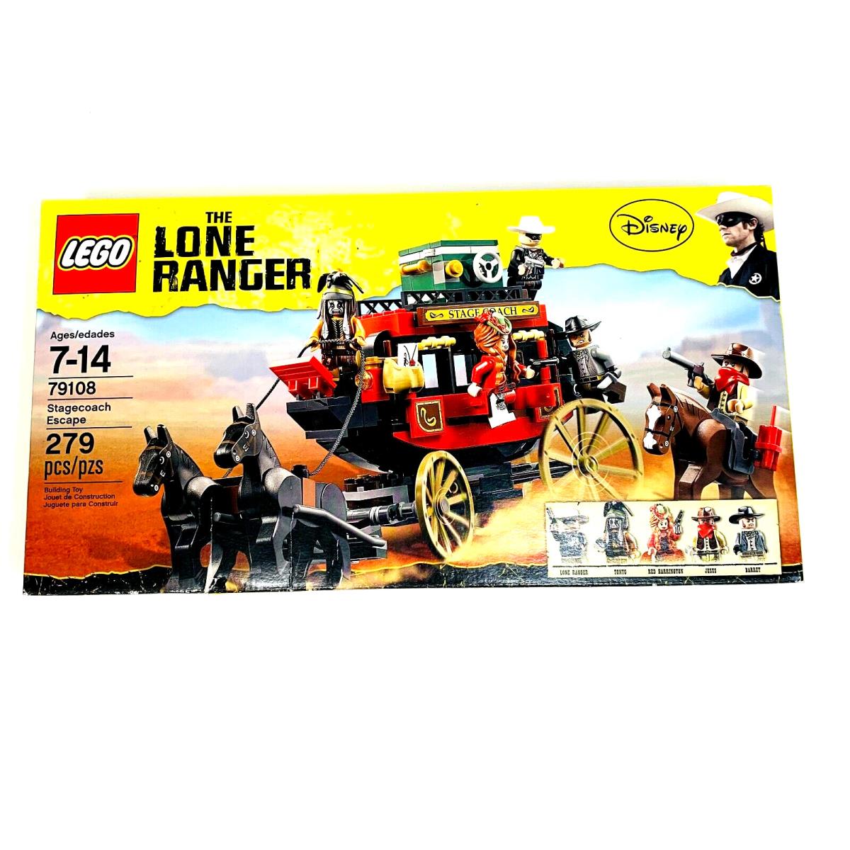 Lego 79108 The Lone Ranger Stagecoach Escape Retired Rare Old Stock