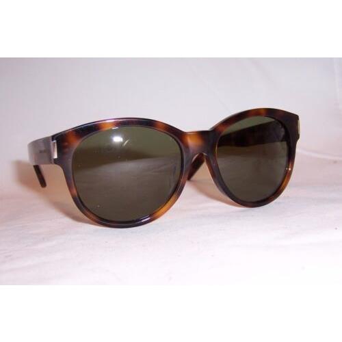 Saint Laurent Sunglasses SL 67/F 003 Havana/green