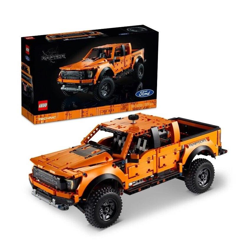 Lego 42126 Technic: Ford F-150 Raptor Pickup Truck Orange /