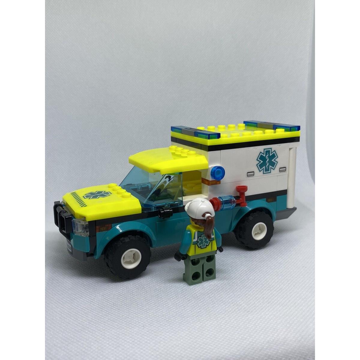 Lego City Hospital Ambulance with Figure From Set 60330