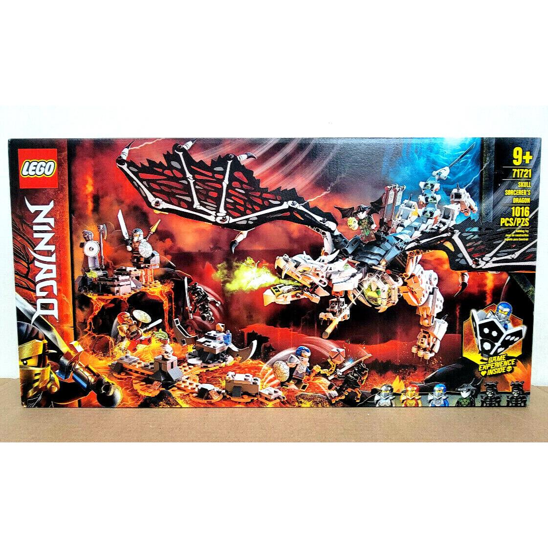 Lego Ninjago: Skull Sorcerer`s Dragon 71721 Building Kit 1016Pcs Playset Retired