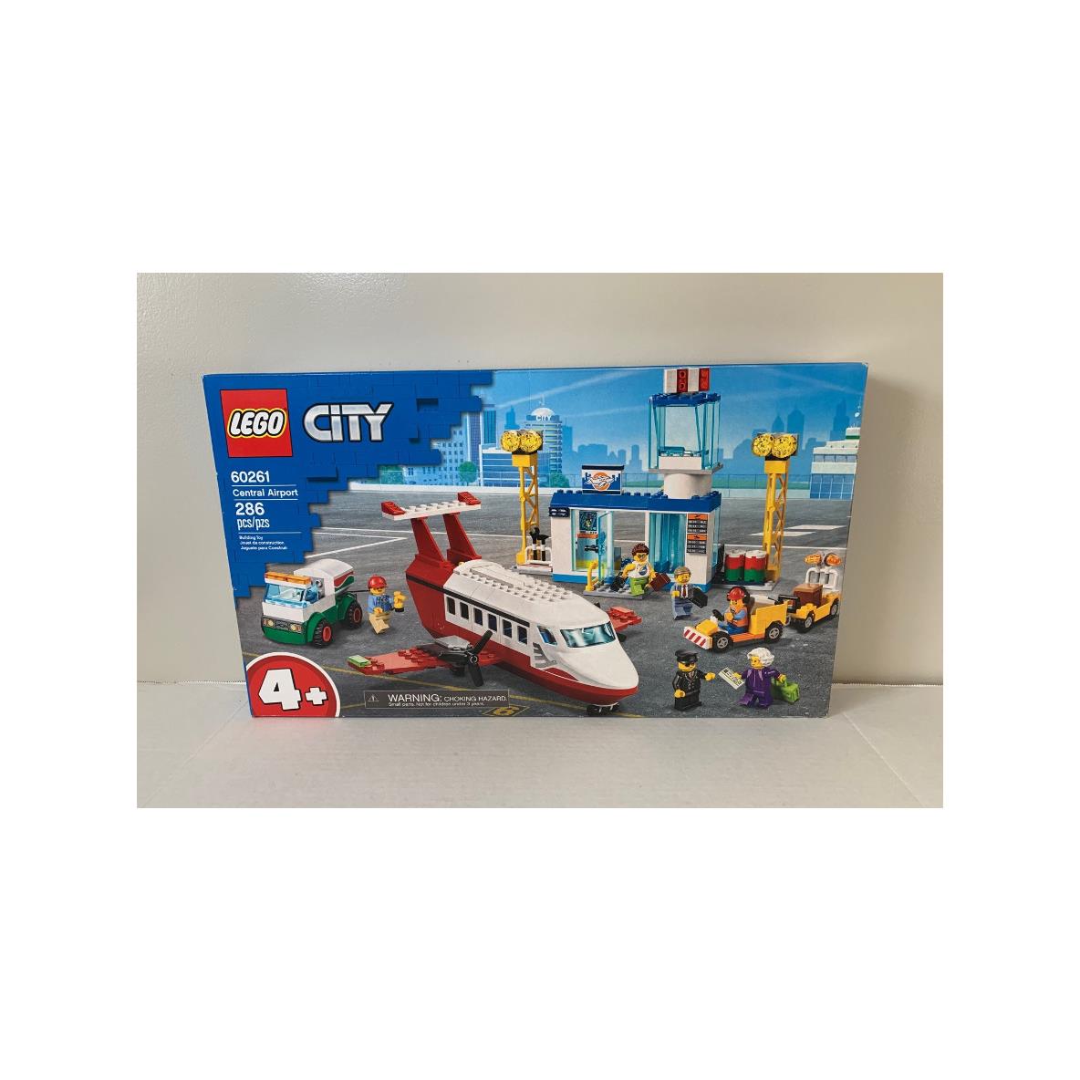 Lego City Central Airport 60261 Building Kit 286 Pcs Playset Retired Set