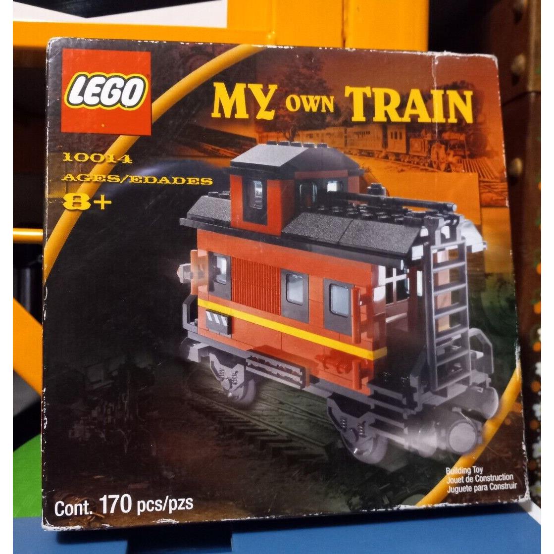 Nib-sealed Lego`s `my Own Train` Caboose 10014 Rare Read Self-wear