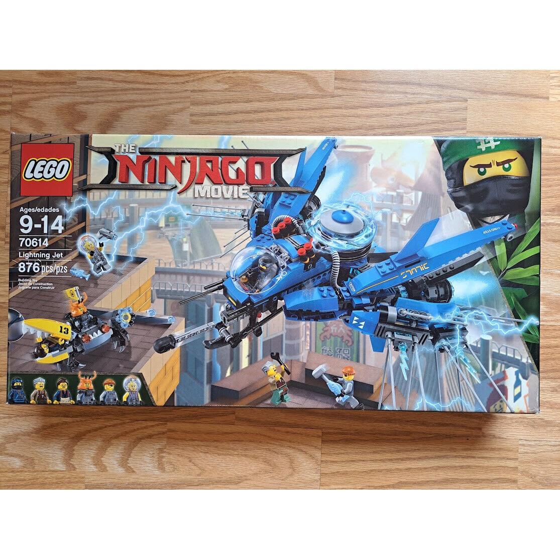 Lego The Ninjago Movie Lightning Jet 70614 Mint Mimb 2017