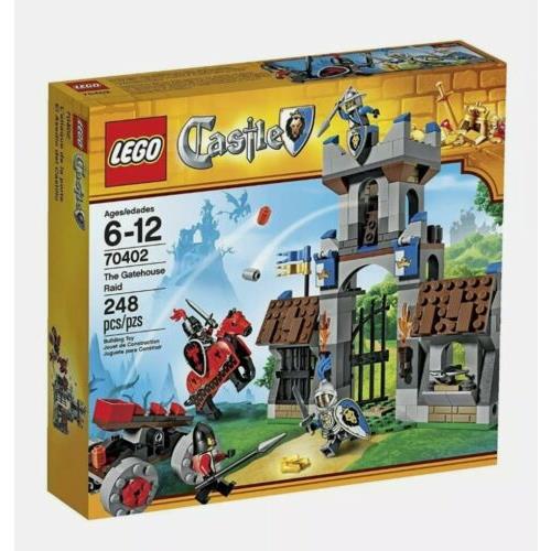 Lego 70402 Castle The Gatehouse Raid Red Dragon Army Crown Knight Kingdom