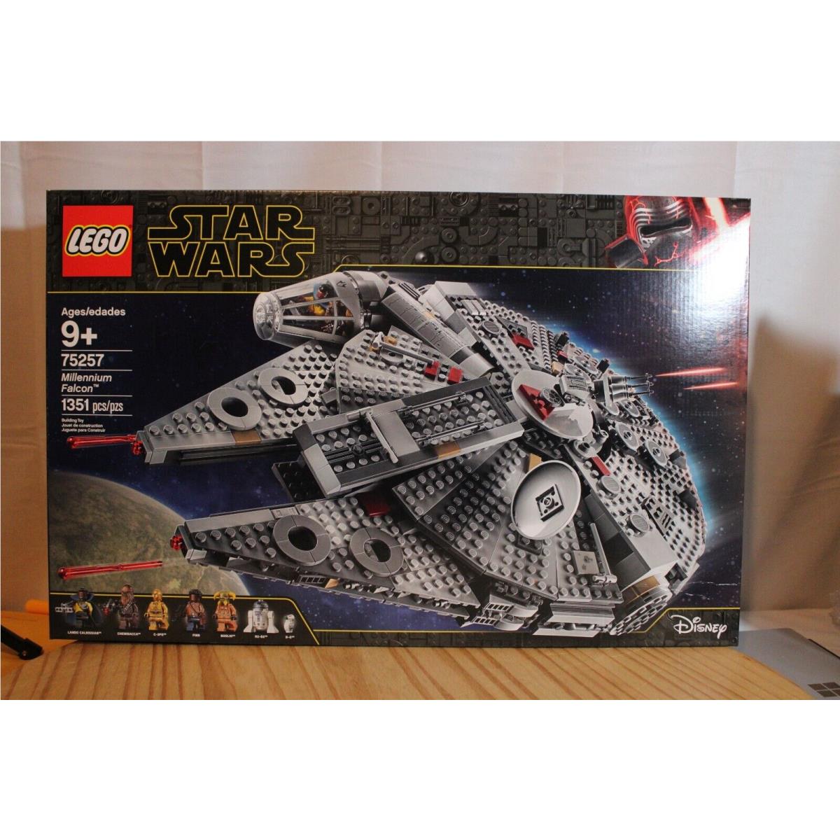 75257 Lego Star Wars Millennium Falcon Retired Nisb