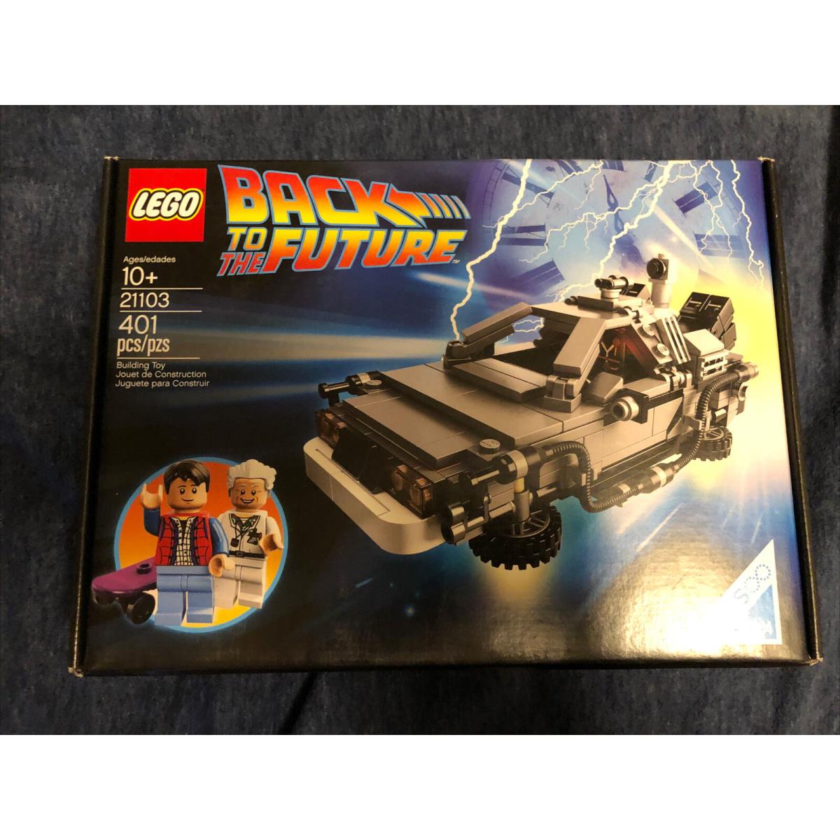 Lego Cuusoo The Delorean Time Machine 21103 - 401 Pieces