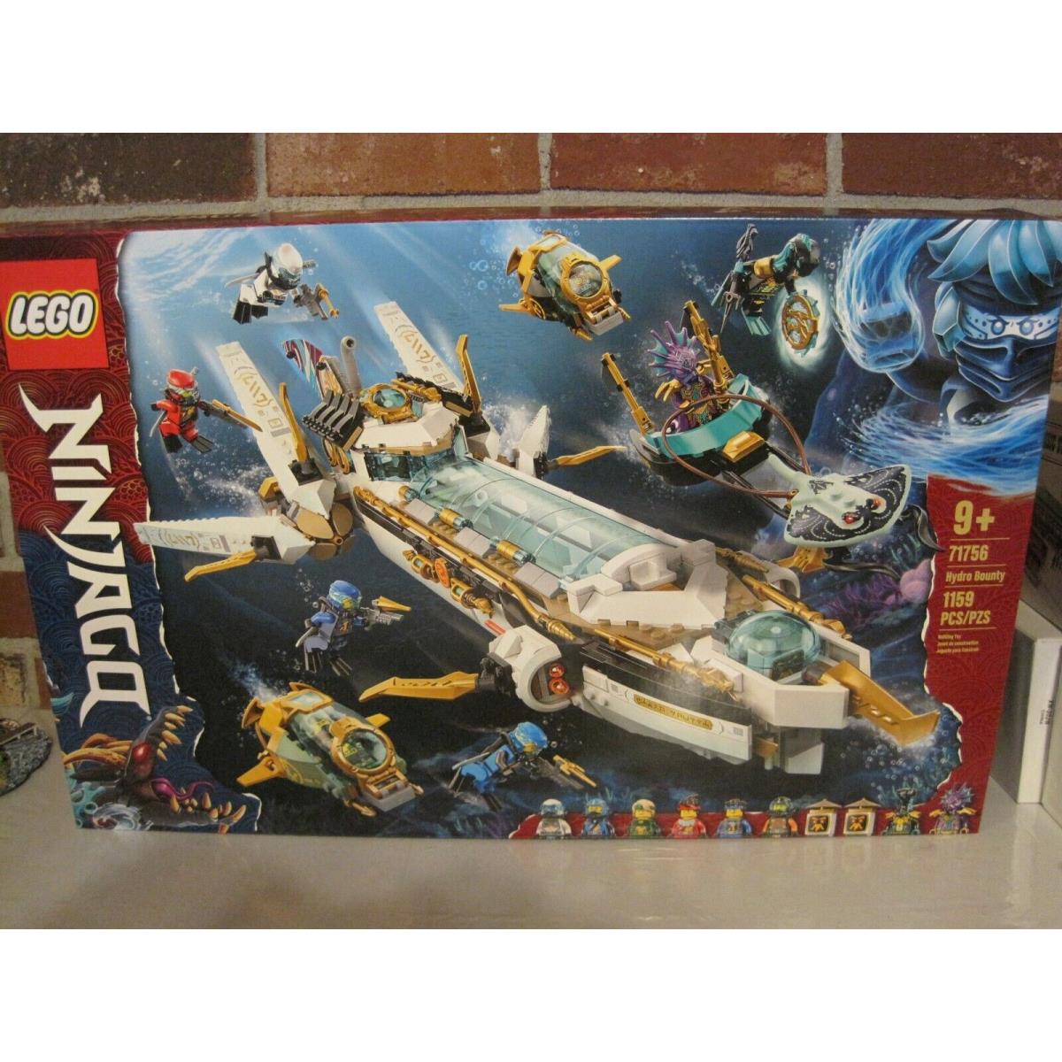 2021 Lego Ninjago 71756 Hydro Bounty 1159 Pieces