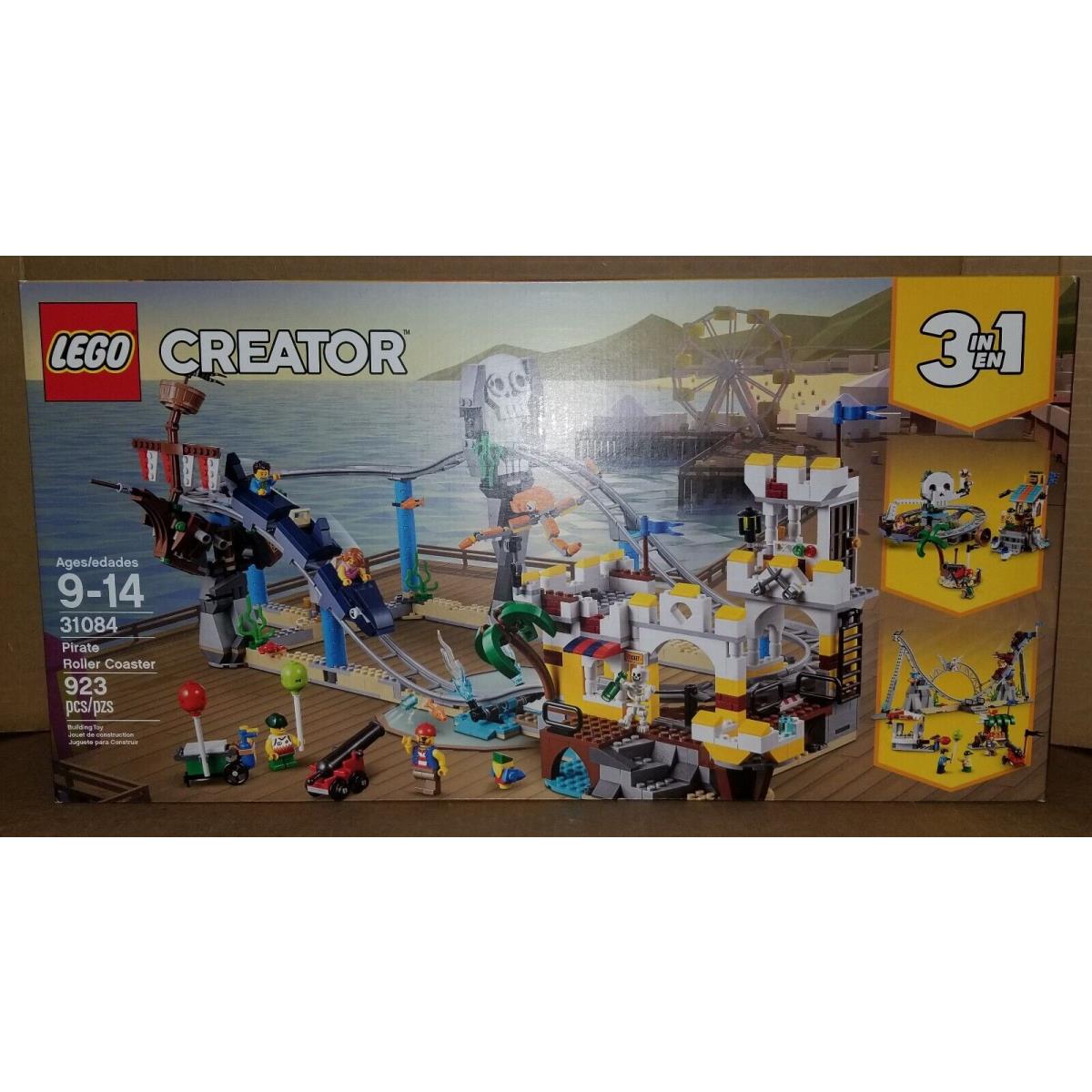 Lego Creator 3in1 Pirate Roller Coaster 31084