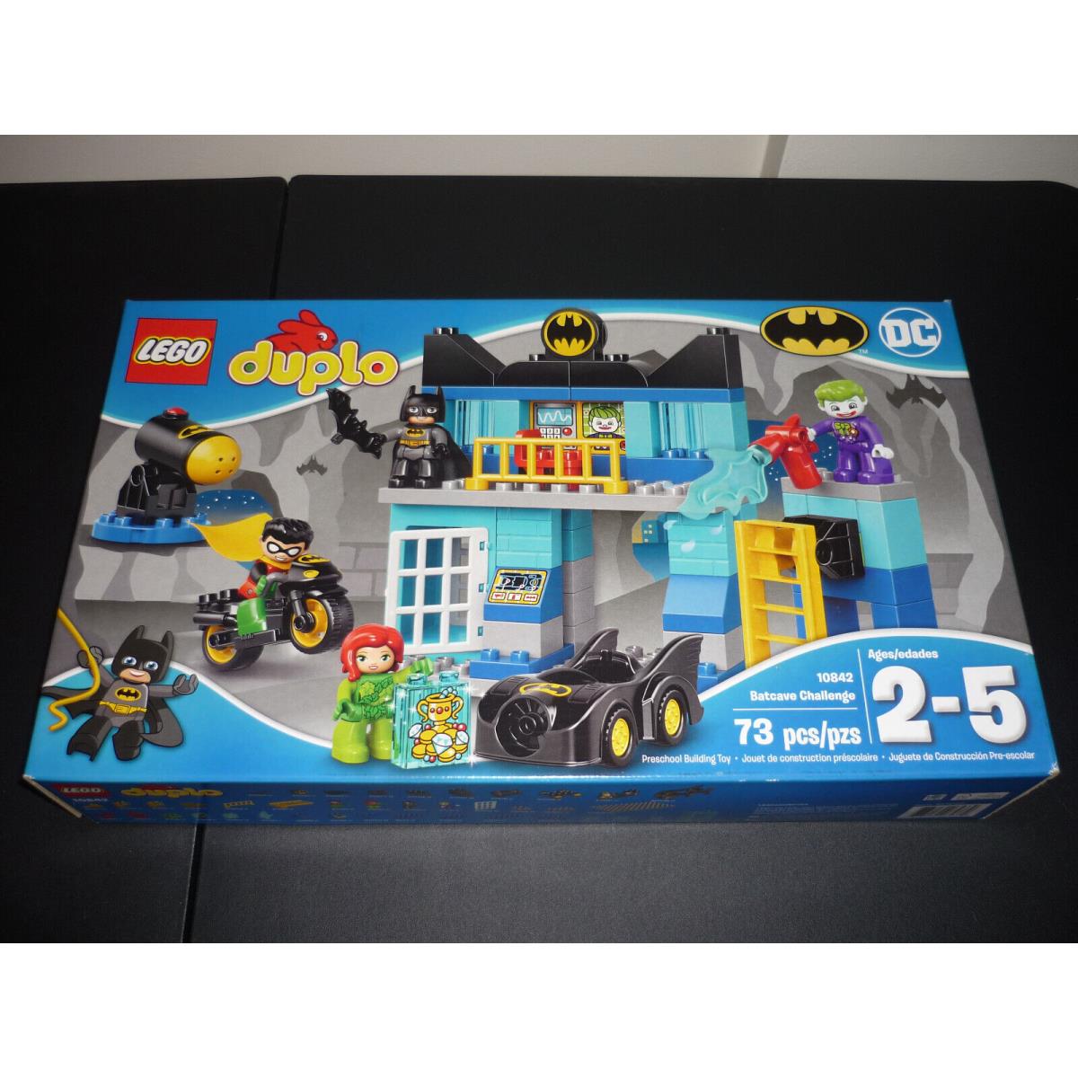 Lego Duplo 10842 DC Super Heroes Batcave Challenge Batman Poison Ivy Robin Joker