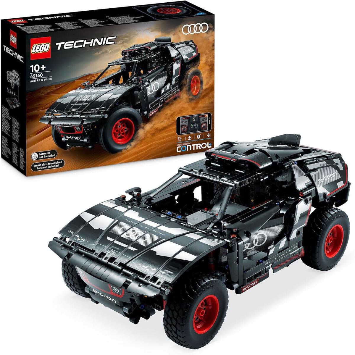 Lego Technic Audi RS Q E-tron 42160 Toy Features App-controlled Steering